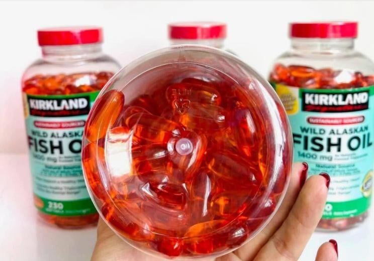 Viên Uống KIRKLAND Wild Alaskan Fish Oil 1400mg