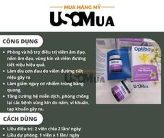 Viên Uống Bổ Sung Men Vi Sinh OPTIBAC For Women