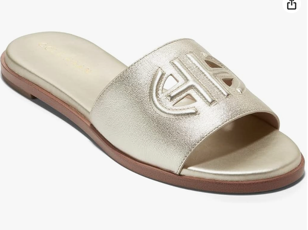 Dép COLE HAAN Women's Flynn Logo Slide Sandal Flat