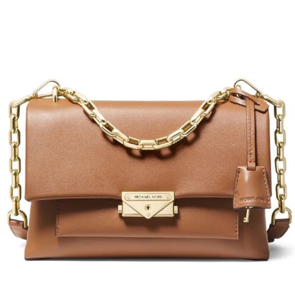 Túi MICHAEL KORS Cece Medium Leather Shoulder Bag Acorn 35F2G0EF8O