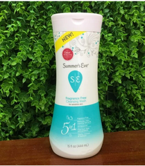 Dung Dịch Vệ Sinh SUMMER'S Eve Fragrance Free For Sensitive Skin 5in1, 444ml