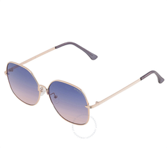 Kính GUESS Blue Gradient Butterfly Ladies Sunglasses GF0385/S-28W