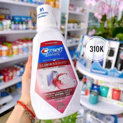 Nước Súc Miệng CREST 3D White Glamorous White Alcohol Free, Fresh Mint, 946ml