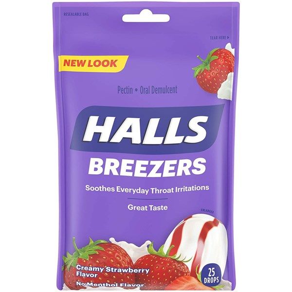 Kẹo HALLS Breezers, 25 Viên