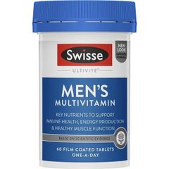 Viên Uống Vitamin Tổng Hợp Cho Nam Giới SWISSE Men’s 50+ Multivitamin