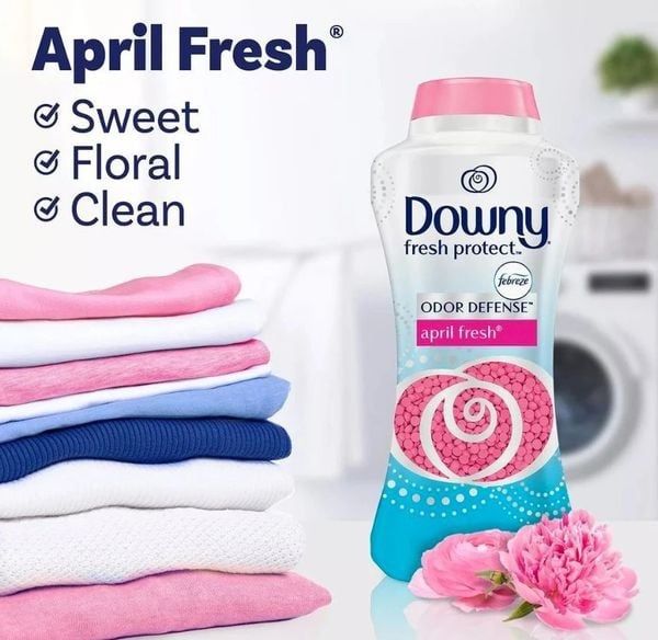 Hạt Xả Vải DOWNY April Fresh Protect In Wash Odor Defense Beads