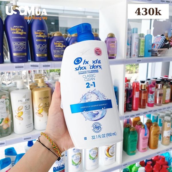 Dầu Gội Xả HEAD & SHOULDERS Classic Clean 2in1