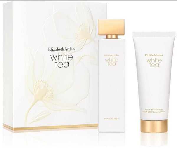 Set Nước Hoa ELIZABETH ARDEN White Tea EDP 100ml + Body Water Cream 100ml