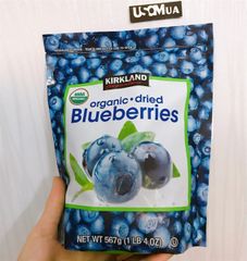 Việt Quất Sấy KIRKLAND SIGNATURE Organic Dried Blueberries, 567g