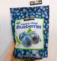 Việt Quất Sấy KIRKLAND SIGNATURE Organic Dried Blueberries