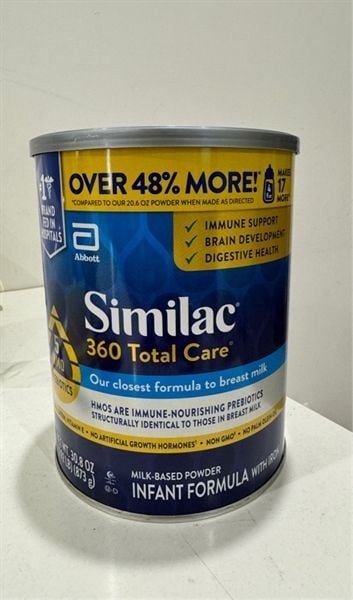Sữa ABBOTT Similac 360 Total Care InfantFormula With Iron, 0-12m