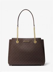 Túi MICHAEL KORS Teagen Long Drop Satchel 35S0GXZS7B - Brow