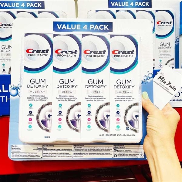 Kem Đánh Răng CREST Pro-Health Gum Detoxify Ultra 133g