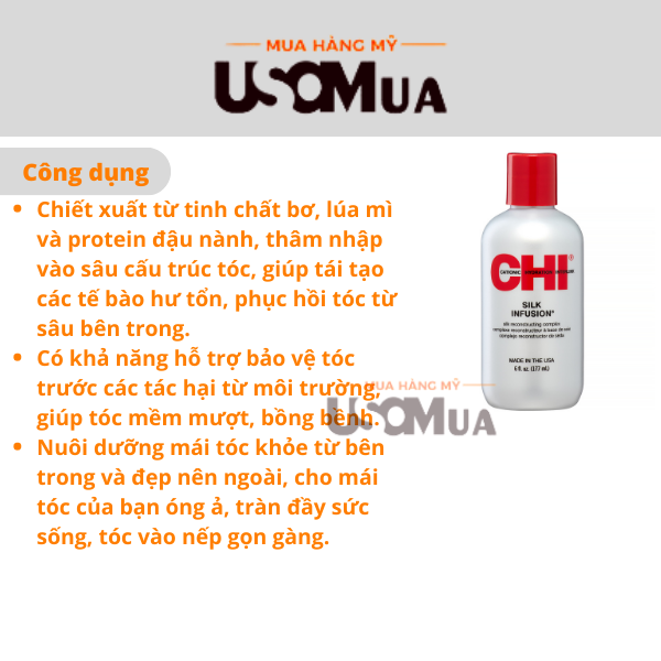 Dưỡng Tóc CHI Silk Infusion