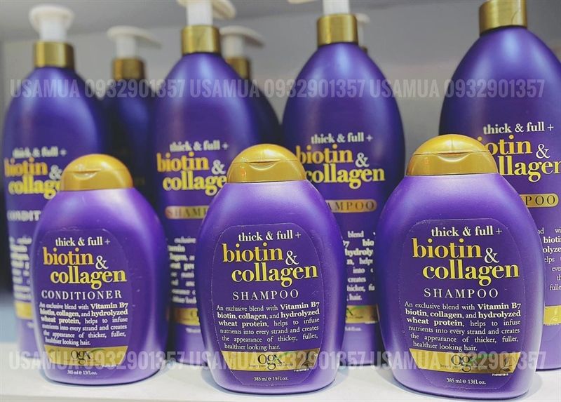 Dầu Xả OGX Thick - Full Biotin & Collagen