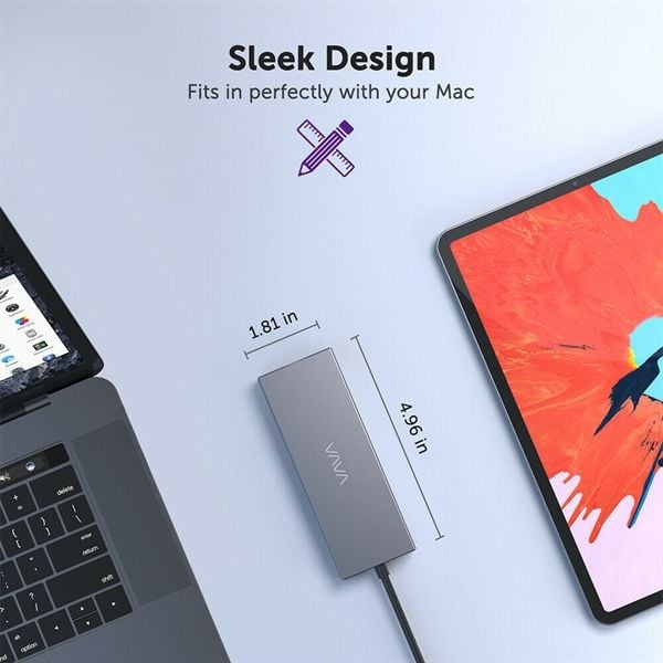 Bộ Chuyển Đổi VAVA Usb C Hub 8-in-1