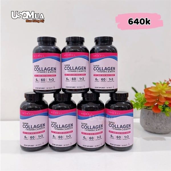 Viên Uống NEOCELL Super Collagen With Vitamin C & Biotin