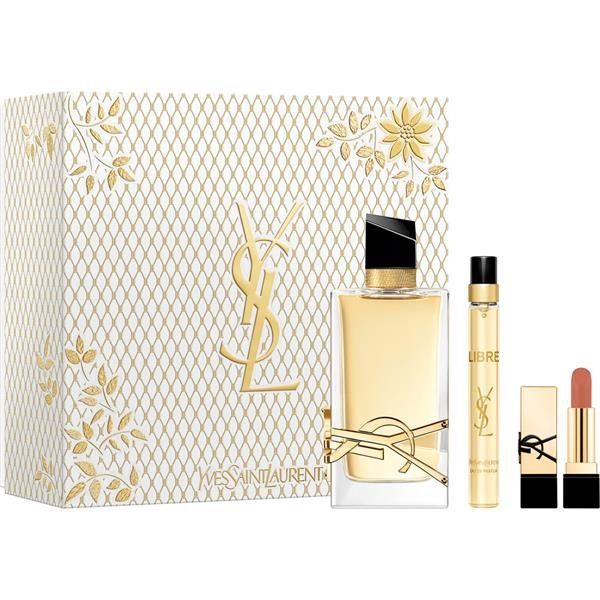 Set Nước Hoa YVES SAINT LAURENT YSL Libre EDP 90ml + EDP 10ml + NM Nu Muse Rouge À Lèvres 1.3gr