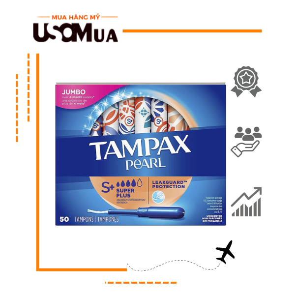 Băng Vệ Sinh Dạng Ống TAMPAX PEARL