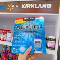Viên Uống KIRKLAND Non-drowsy Aller Clear Loratadine Tablets 10mg Antihistamine