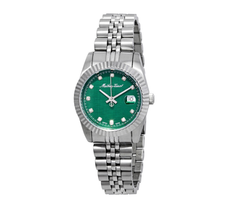Đồng Hồ MATHEY TISSOT Rolly III Crystal Green Dial Ladies D810AV