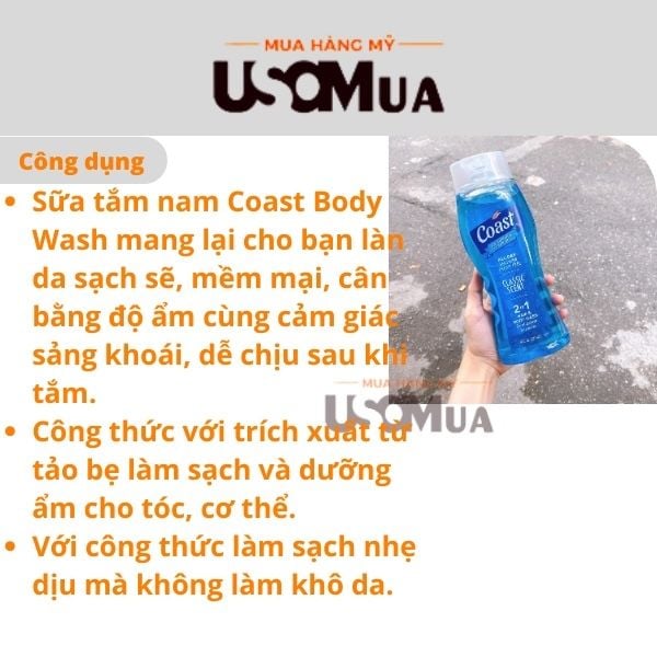 Sữa Tắm COAST Classic Scent 2in1