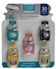 Set Nến Thơm YANKEE CANDLE Place Anywhere Within Your Vehicle 5 Air Fresheners