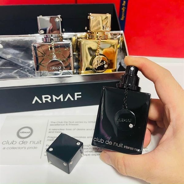 Set Nước Hoa ARMAF Club De Nuit Parfum Sillage 30ml + Intense 30ml + Milestone 30ml