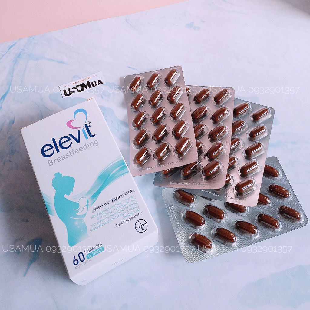 Viên Uống Bổ Sung Vitamin Cho Phụ Nữ Sau Sinh BAYER ELEVIT Breastfeeding