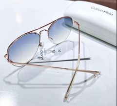 Kính CALVIN KLEIN Blue Gradient Pilot Ladies Sunglasses CK20121S-717 Size 57-17-140mm