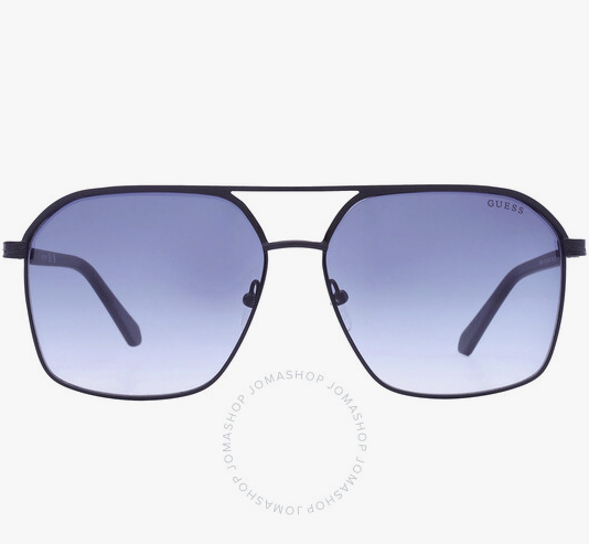 Kính GUESS Blue Gradient Navigator Men's Sunglasses GF5081-01W Size 60mm