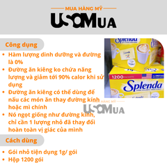 Đường Ăn Kiêng SPLENDA 1.02kg