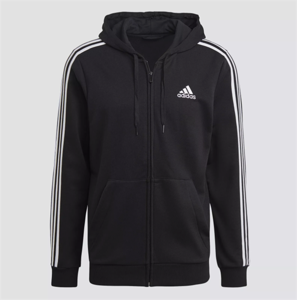 Áo Khoác ADIDAS Essentials French Terry 3-Stripes Full-Zip Hoodie