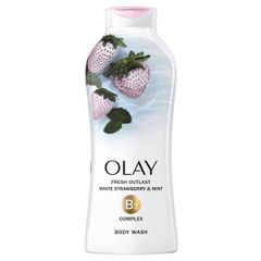 Sữa Tắm OLAY FRESH Outlast White Strawberry & Mint B3 Complex, 650ml