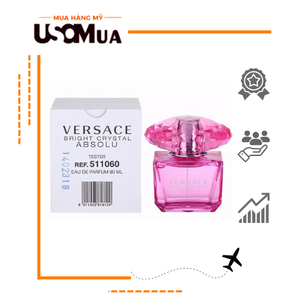 Nước Hoa Nữ VERSACE Bright Crystal Absolu EDP Tester