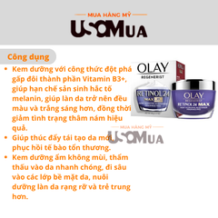 Kem Dưỡng Da OLAY Retinol 24 Max 2x Vitamin B3+ Night