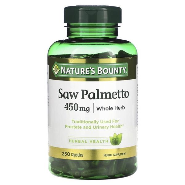 Viên Uống NATURE'S BOUNTY Saw Palmetto 450mg