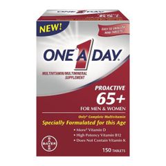 Viên Uống BAYER One A Day Multivitamin Proactive For Men & Women 65+