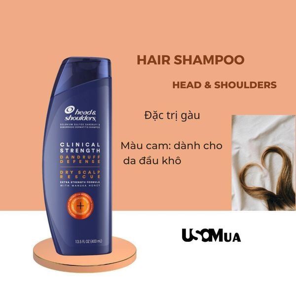 Dầu Gội Trị Gàu HEAD & SHOULDERS - Clinical Strength Dry Scalp Rescue