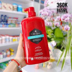 Gội&Xã 2in1 OLD SPICE Pure Sport Man-Ificent Clean Hair Crisp Victorious Scent, 865ml