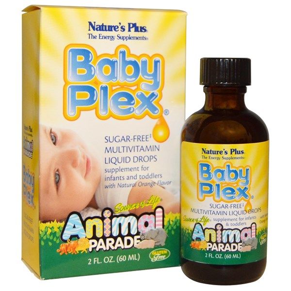 Vitamin Tổng Hợp NATURE'S PLUS Baby Plex Sugar-Free, 60ml