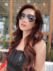 Kính CALVIN KLEIN Grey Pilot Ladies Sunglasses CK20121S-001, Size 57-17-140mm