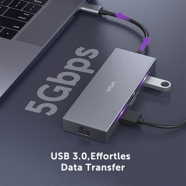 Bộ Chuyển Đổi VAVA Usb C Hub 8-in-1
