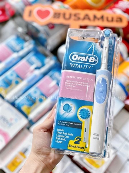 Bàn Chải Điện ORAL-B Vitality Sensitive Clean