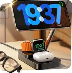 Cáp Sạc Chuyển Đổi 3 Trong 1 Lisen 3 in 1 Nightstand with Charging Station for Multiple Devices Apple Magsafe