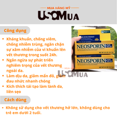 Kem Mỡ Trị Sẹo NEOSPORIN + Pain Relief Dual Action Ointment, 14.2g