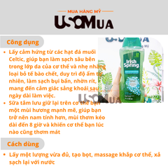 Sữa Tắm Nam IRISH SPRING Deep Action Scrub Body Wash