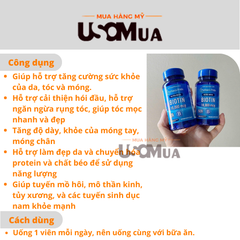 Viên Uống Mọc Tóc PURITAN'S PRIDE Ultra Mega Biotin 10.000mcg