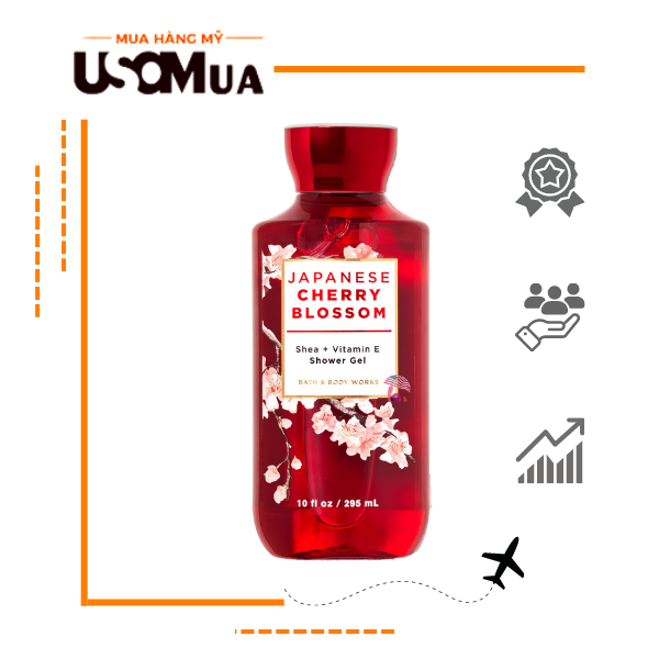 Sữa Tắm BATH & BODY WORKS BBW BBW Japanese Cherry Blossom Shea + Vitam