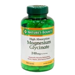 Viên Uống NATURE’S BOUNTY Magnesium Glycinate 240mg